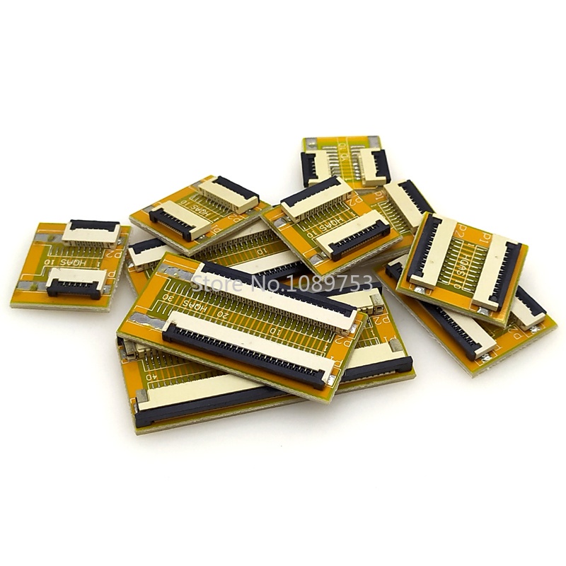 1 Bản Mạch Mở Rộng ffc Linh Hoạt 1.0 mm pitch 6 8 10 12 14 20 30 40 50 pin