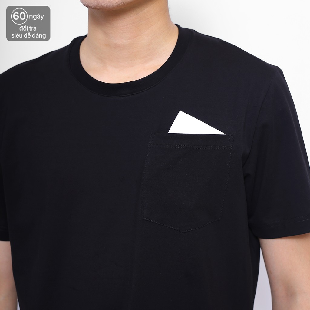 Áo Thun Nam Có Túi Dày Dặn Màu Trơn Đen Trắng Be, Thấm Hút, Mát Lạnh METROFIT CITY BASIC | BigBuy360 - bigbuy360.vn