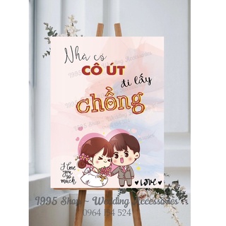 Bảng tên cưới để cổng , bảng tên đám cưới