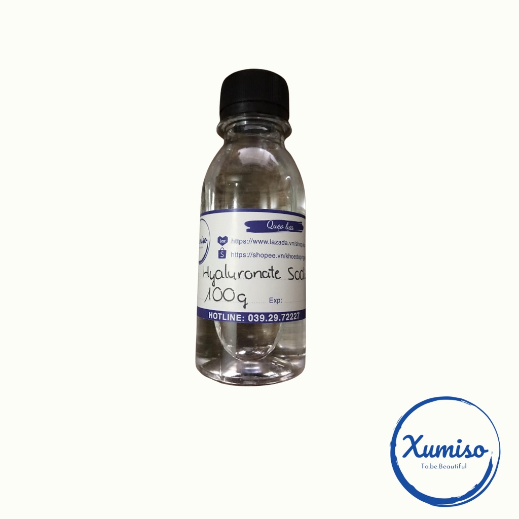Hyaluronate sodium - Chất giữ ẩm cho da - nguyên liệu mỹ phẩm Xumiso 50G/100G