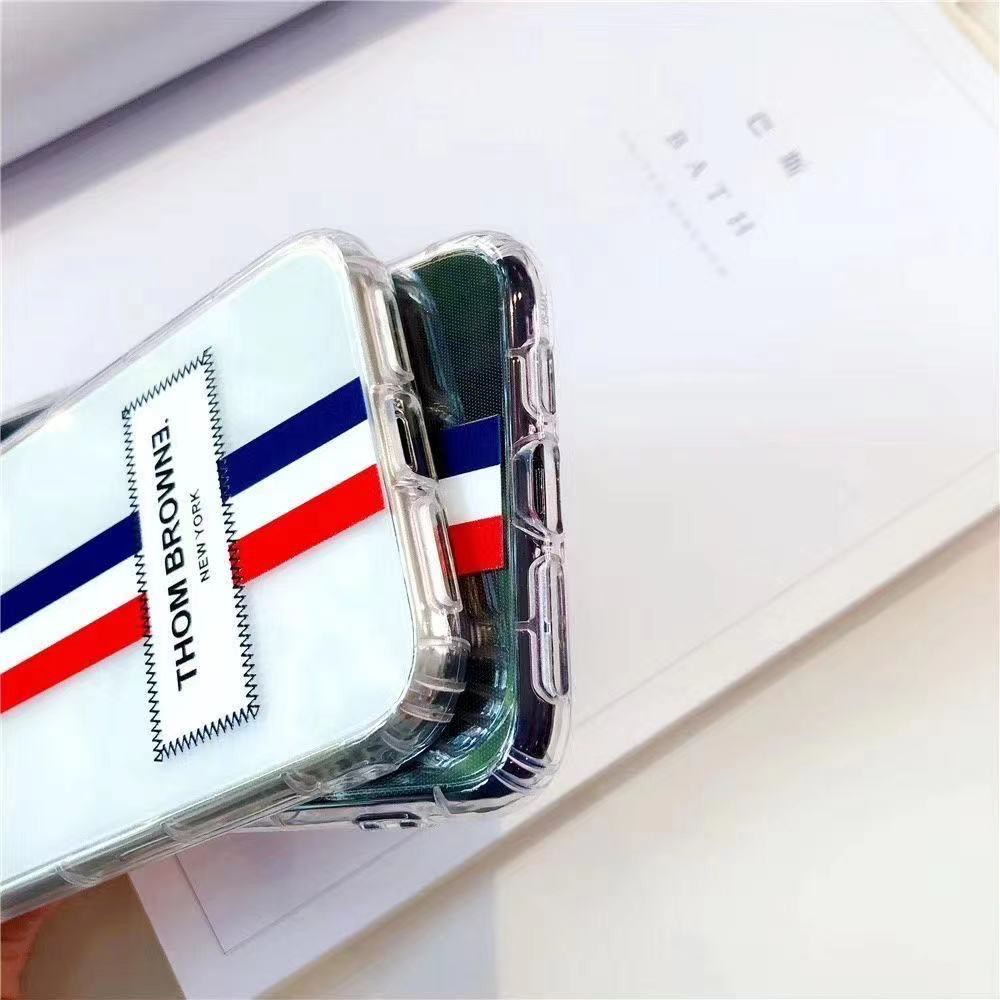 Ốp điện thoại Thom Browne cho iPhone 13 pro max 13 13 pro 11 pro max 11 x xs xr xs max 7 8 se 7+ 8+ 12 pro 12 pro max
