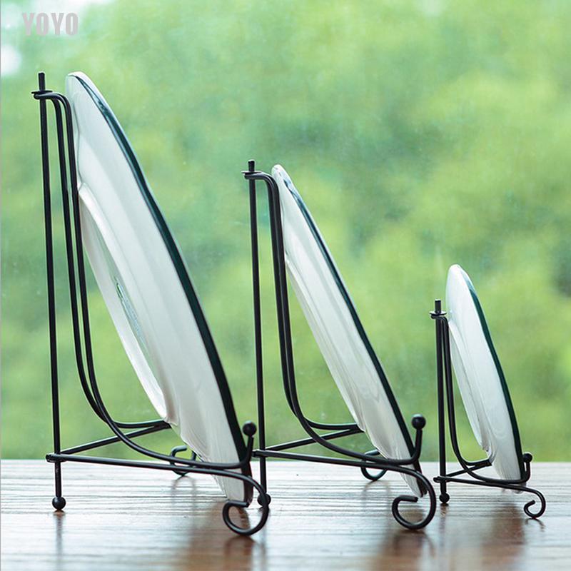 Giá Đỡ Trưng Bày Bát Đĩa Bằng Sắt Kiểu Dáng Cổ Điển