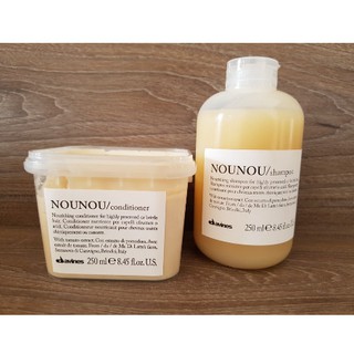 Cặp gội xả phục hồi tóc Davines Nounou 250mlx2