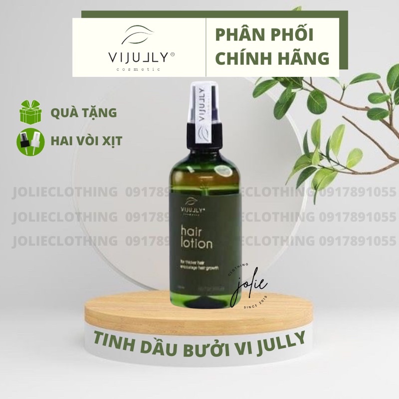 Xịt dưỡng tóc Hair Lotion Vi Jully, Tinh dầu bưởi Vijully, Ngăn Ngừa Rụng Tóc, Kích Mọc Tóc 100% tự nhiên