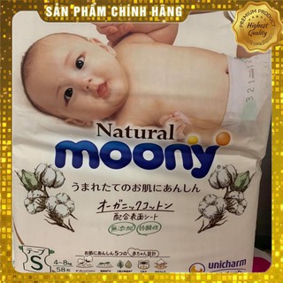 [HCM] MOONY NATURAL (Hàng nội địa Nhật 100%) Tả/Bỉm dán/quần các size NB63/S58/M48/L40/XL34