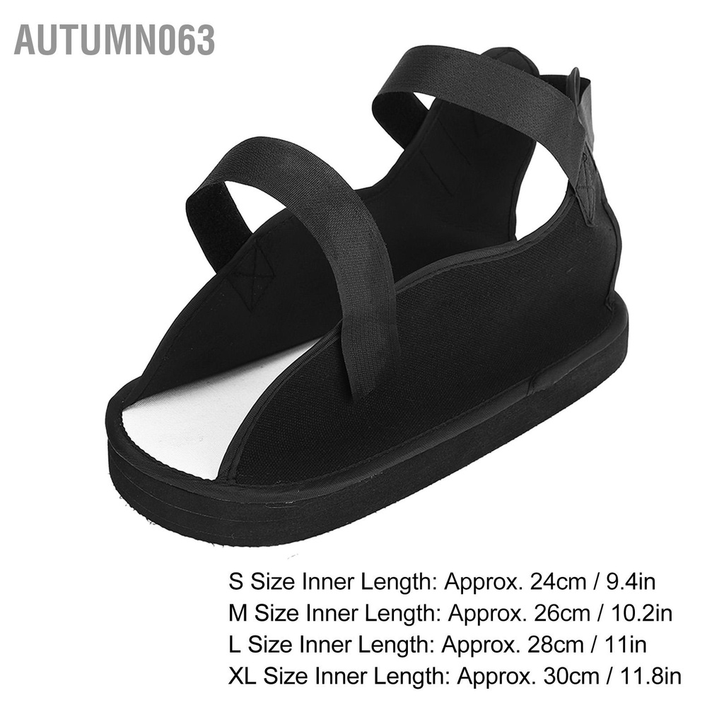 Post Op Giày hở ngón chân Gãy thạch cao Bảo vệ Chân hỗ trợ thiết bị cung cấp sức khỏe Autumn063