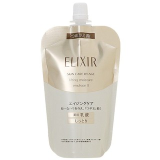 [Túi thay thế] Sữa dưỡng trẻ hóa da ELIXIR Lifting Moisture Emulsion (110mL)