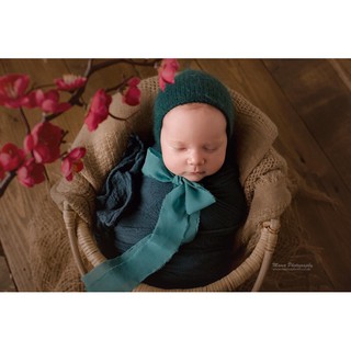 Nón kèm khăn quấn newborn