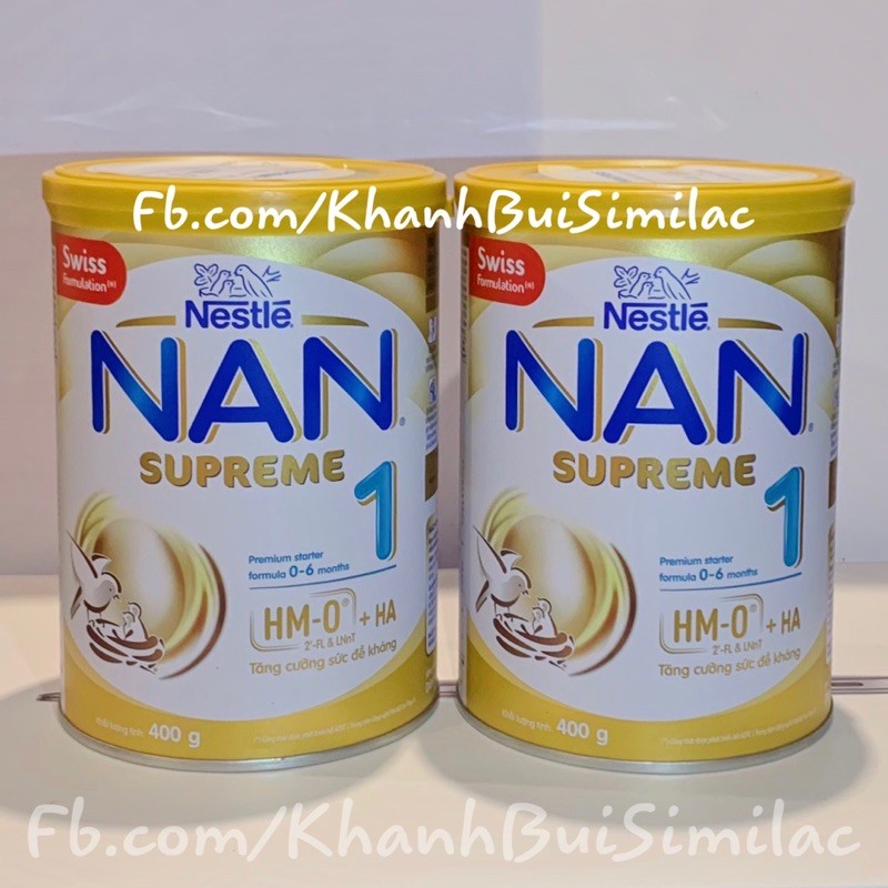 Sữa bột Nan Supreme 1 400g