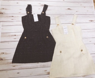JUMPSUIT dạ tweed 2 dây siêu đẹp
