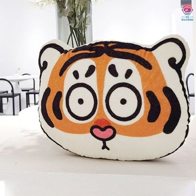 Gối ôm Kẻ du hành hình mặt hổ mắt tròn ngạc nhiên cute