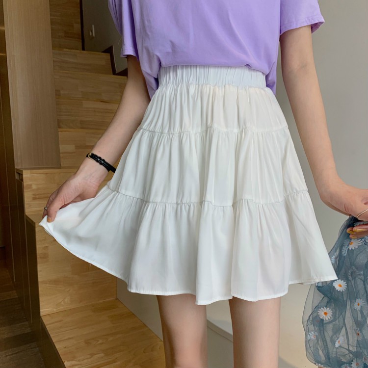 Chân Váy Ngắn Xòe 2 Tầng đen trắng - Chân váy chữ a chất Voan Kèm Lót 2 Màu CV13 | BigBuy360 - bigbuy360.vn