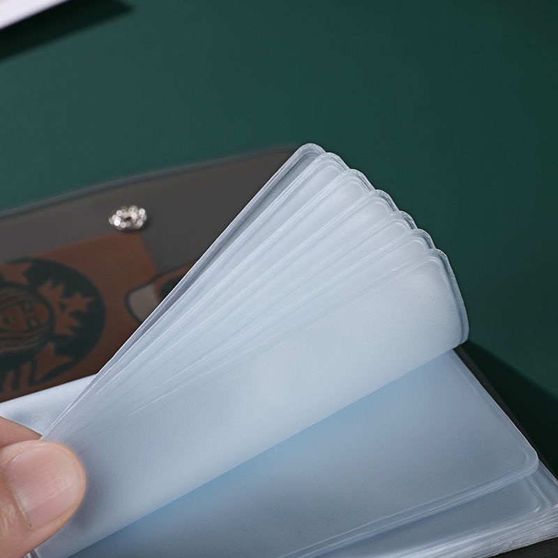 Ví Đựng Thẻ In Hình Starbucks Thời Trang Cao Cấp