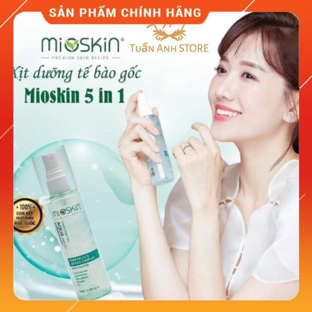 [Bản Nội Địa Hàn] 미오스킨  Xịt Dưỡng Tế Bào Gốc Mio Skin Green Stem Cell Aqua Frozen Mist 5 in 1 Korea