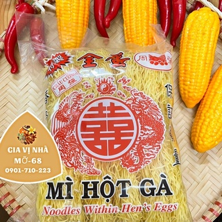 Mì hột gà Châu Cường sợi to - sợi nhuyễn-500gr