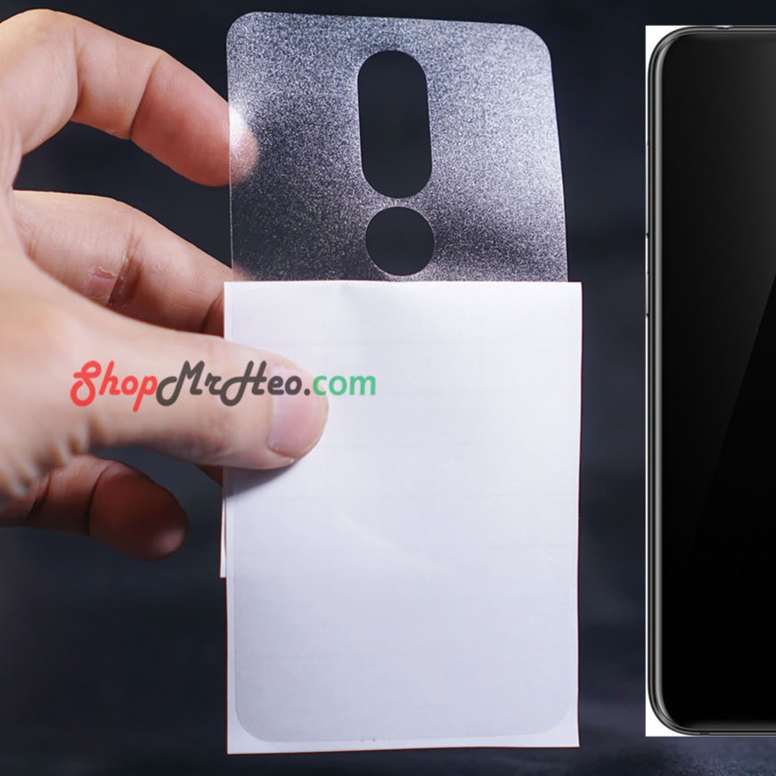 Bộ 3 Skin Dán Mặt Lưng Vân 3D Nokia 5.1 Plus - Nokia X5