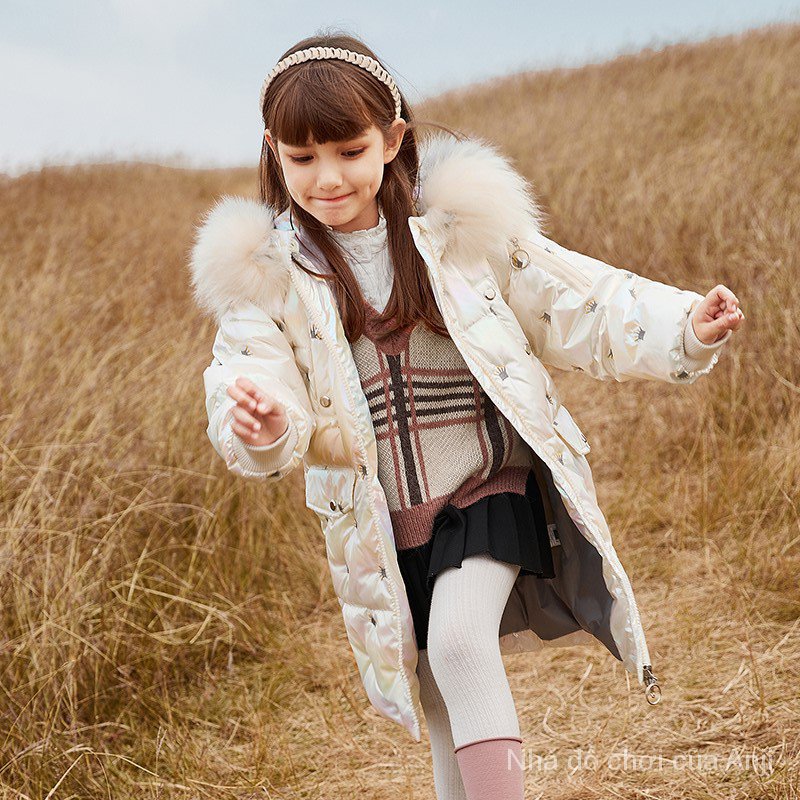Children Girls Long Coat Thick Children For Baby Coat Winter Clothes