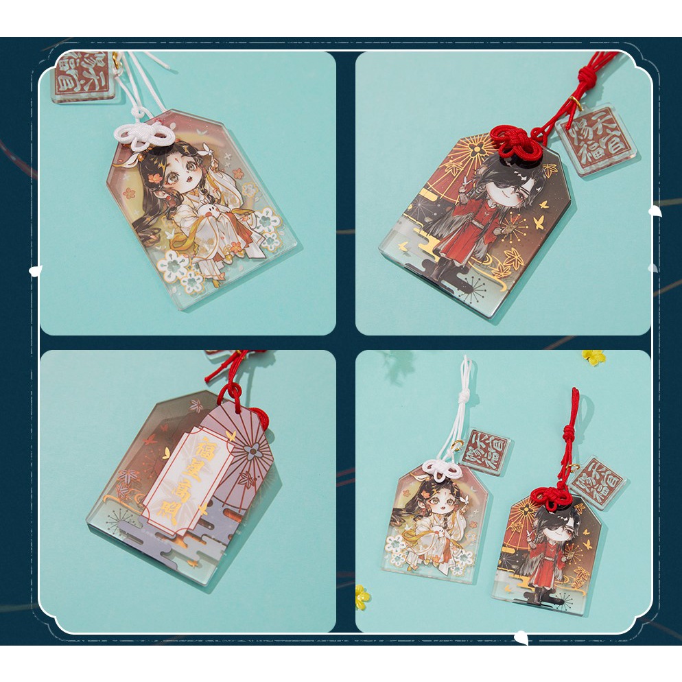 Thẻ cầu phúc Thiên quan tứ phúc