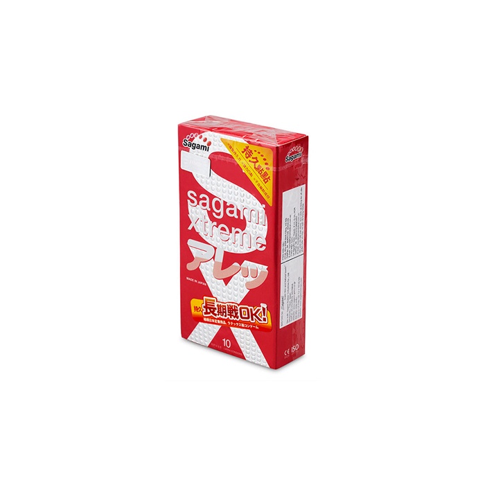 Bao cao su Sagami Nhật Bản siêu mỏng, gân gai, kéo dài hộp 10 chiếc
