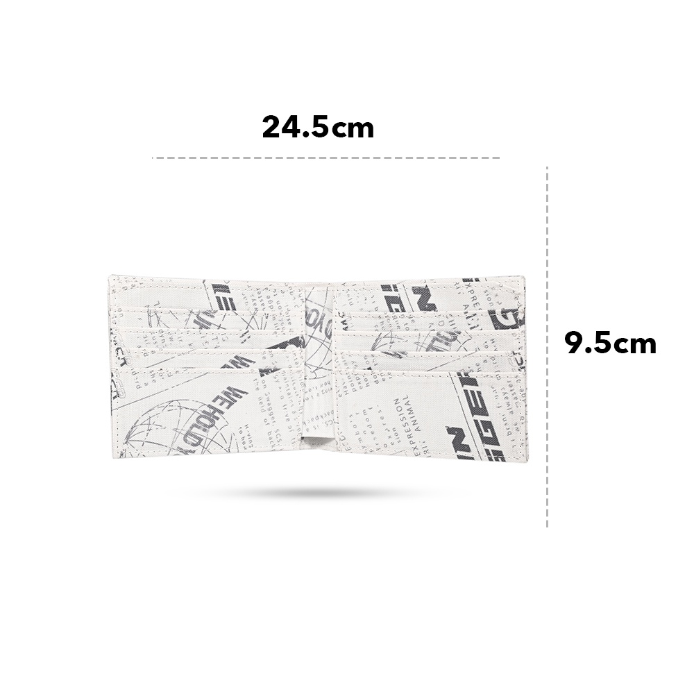 Ví Gập Đôi Nam In Báo SAIGON SWAGGER® Journal BiFold Wallet