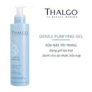 Gel rửa mặt và tẩy trang Thalgo Gentle Purifying Gel 200ml