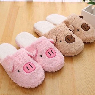 Dép bông nỉ hình thú đi trong nhà