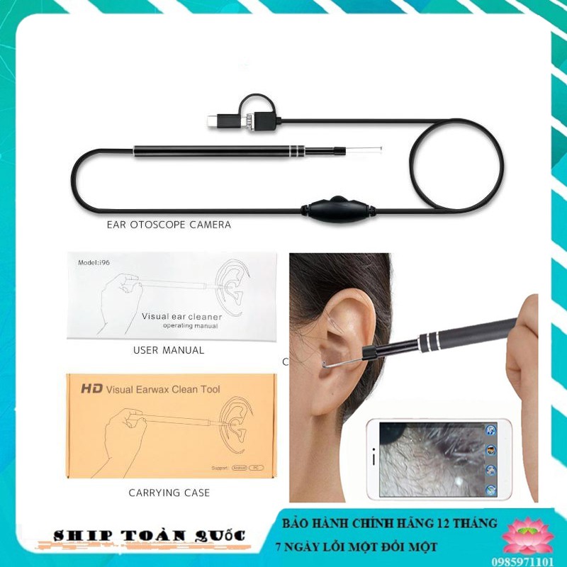 Camera nội soi tai mũi họng mini ❤️ FREESHIP ❤️ Visual Earwax Clean Tool + tặng kèm hộp đựng