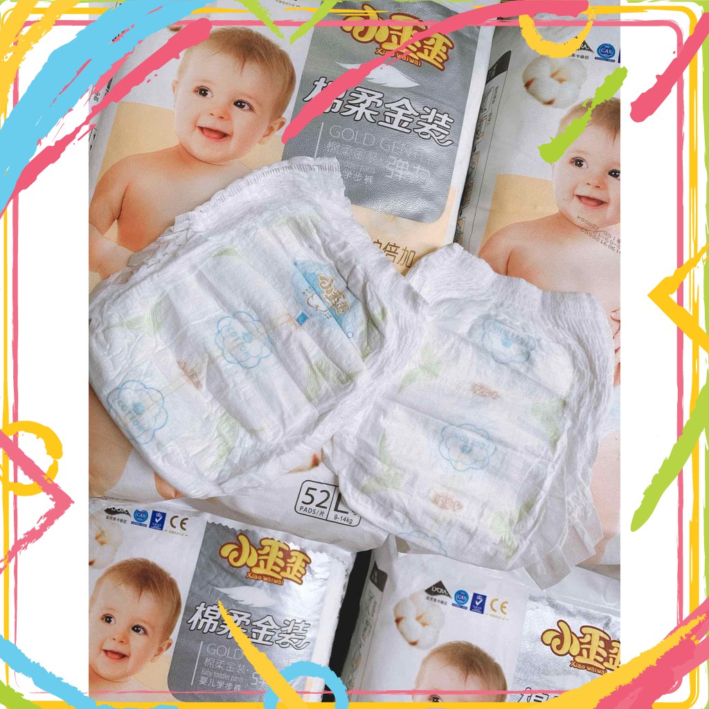 QGI GDT [Tặng quà] Bỉm Yiying Bông / Gold/ Heo / Mây/ Hoa quả/ tên lửa dán/quần S72/M60/L52/XL44/XXL40/XXXL36 20