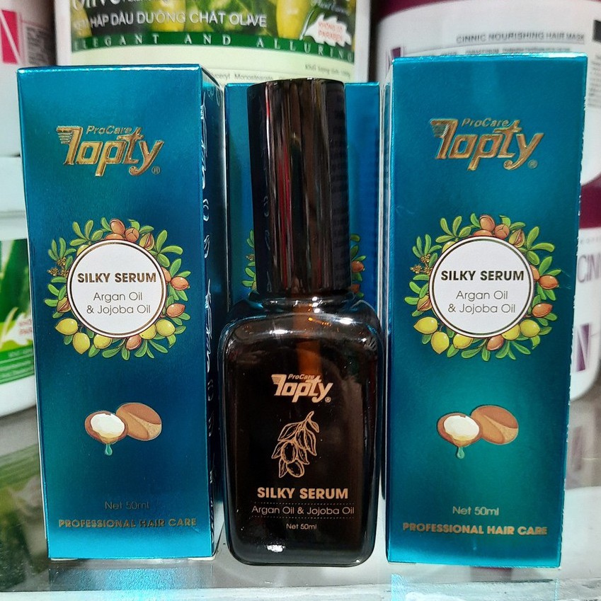 Tinh dầu làm bóng mượt phục hồi tóc khô và hư tổn Topty 50ml