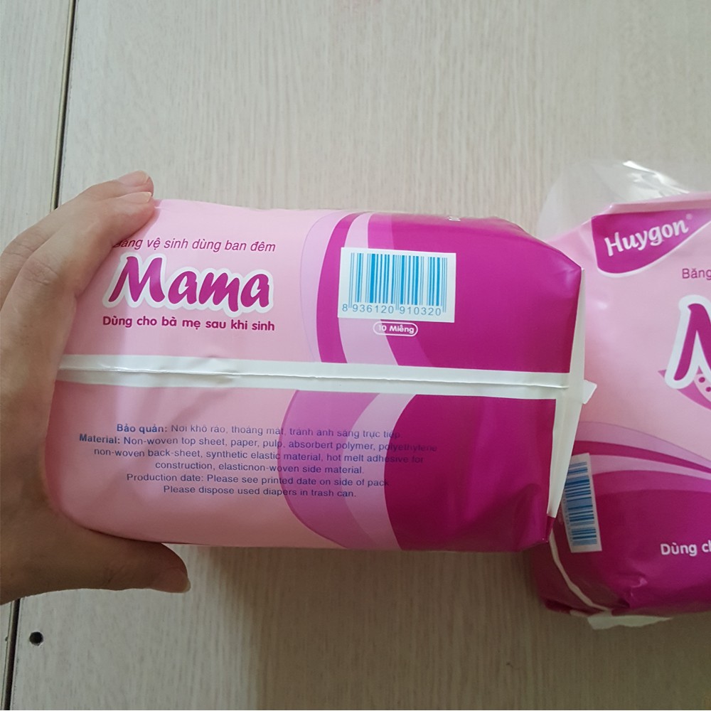 Combo 2 gói 10 băng vệ sinh Mama cho mẹ sau sinh