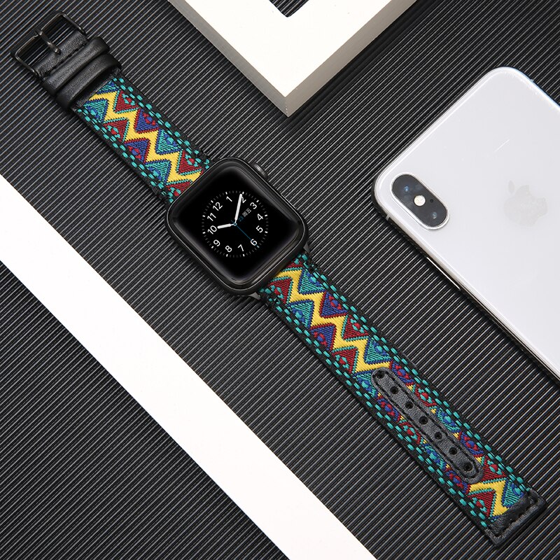 Dây đeo bằng da cho Apple Watch 8 7 6 5 4 3 Iwatch 49m 42mm 38mm 40mm 44mm 42mm