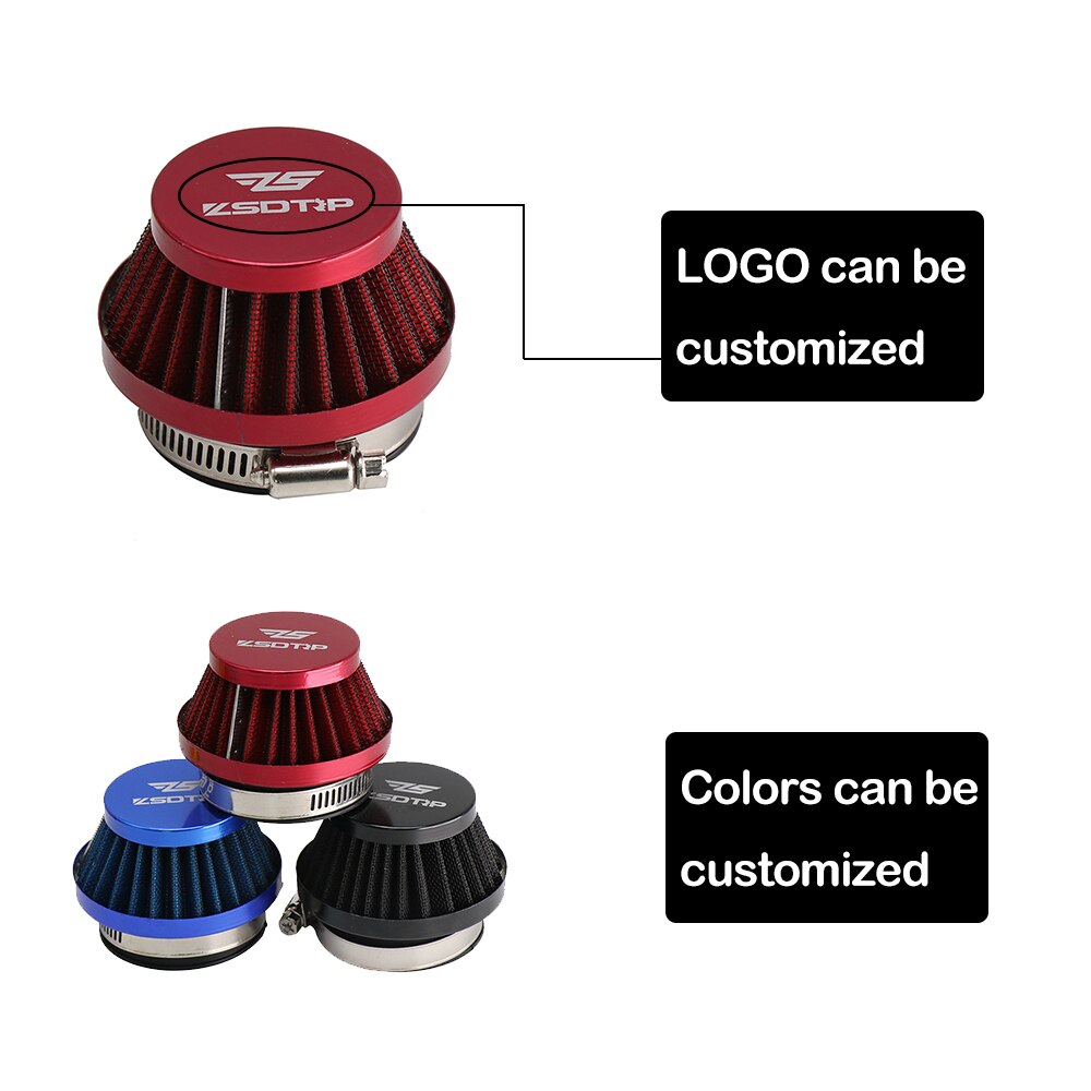 KEIHIN Bộ Lọc Không Khí Zsdtrp 48/55/60mm Dành Cho Bộ Chế Hòa Khí Động Cơ 2 Thì ATV
