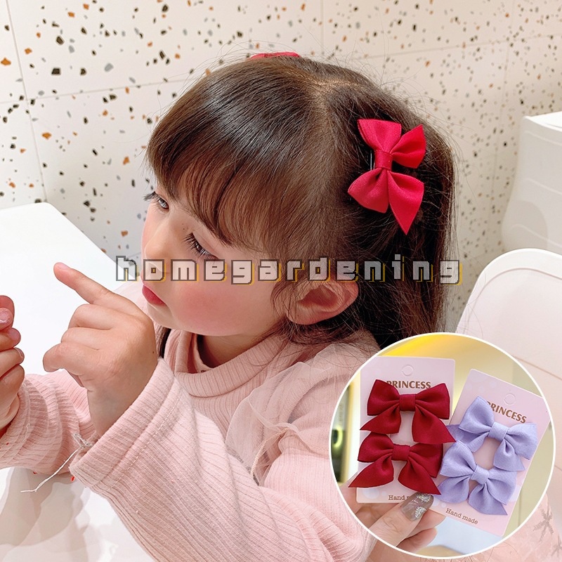 Kẹp Tóc Hình Nơ Thiết Kế Đơn Giản Dễ Thương Cho Bé Gái