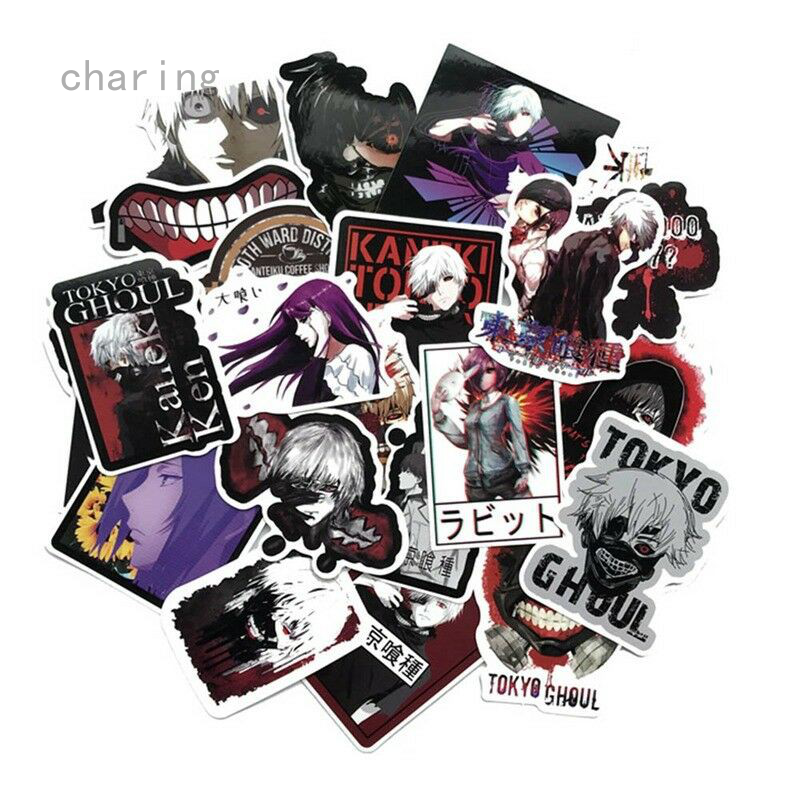 charing.vn 52 Pc Tokyo Ghoul Pegatinas Anime para Portátil Suitcas Monopatín Bicycle