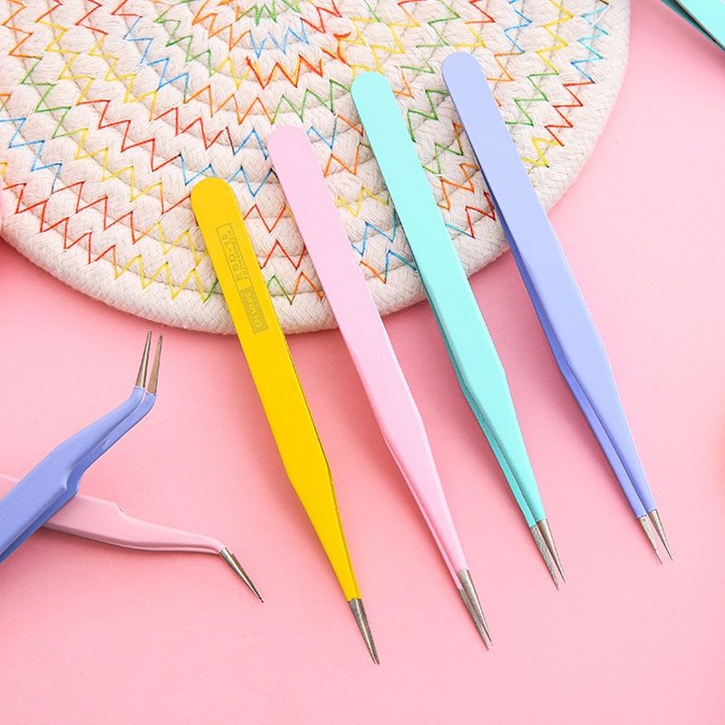 Nhíp gắp sticker màu pastel, dụng cụ làm bullet journal