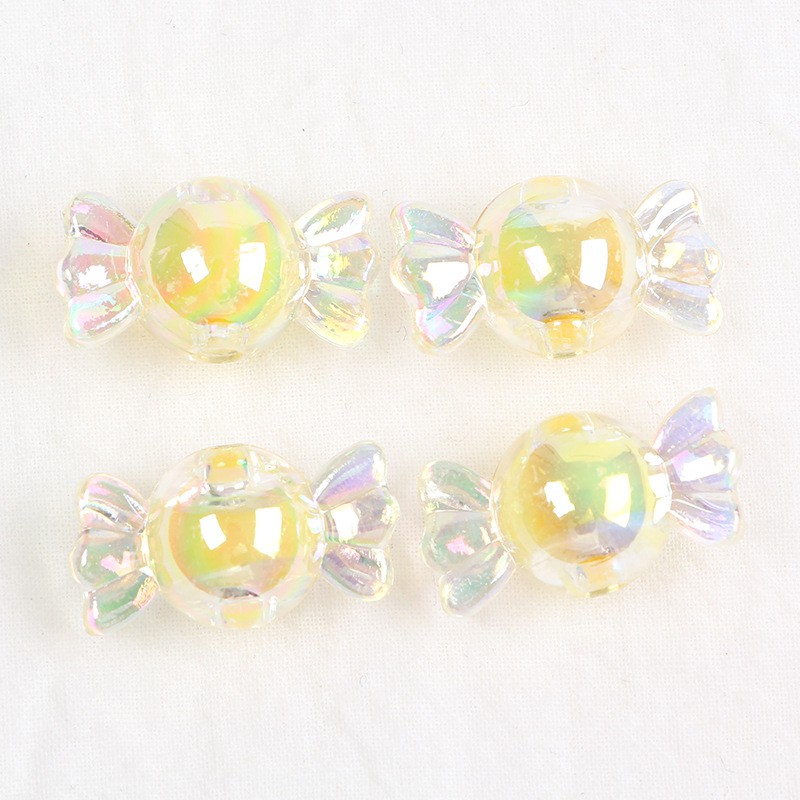 Set 10 Hạt Xỏ Lỗ 22 * 12mm Màu Kẹo Làm Trang Sức