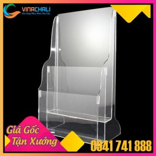 Kệ đựng tờ rơi 2 ngăn A5 đứng 2mm