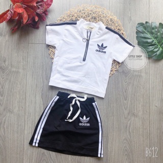 Set bộ váy thể thao bé gái (8-35kg)