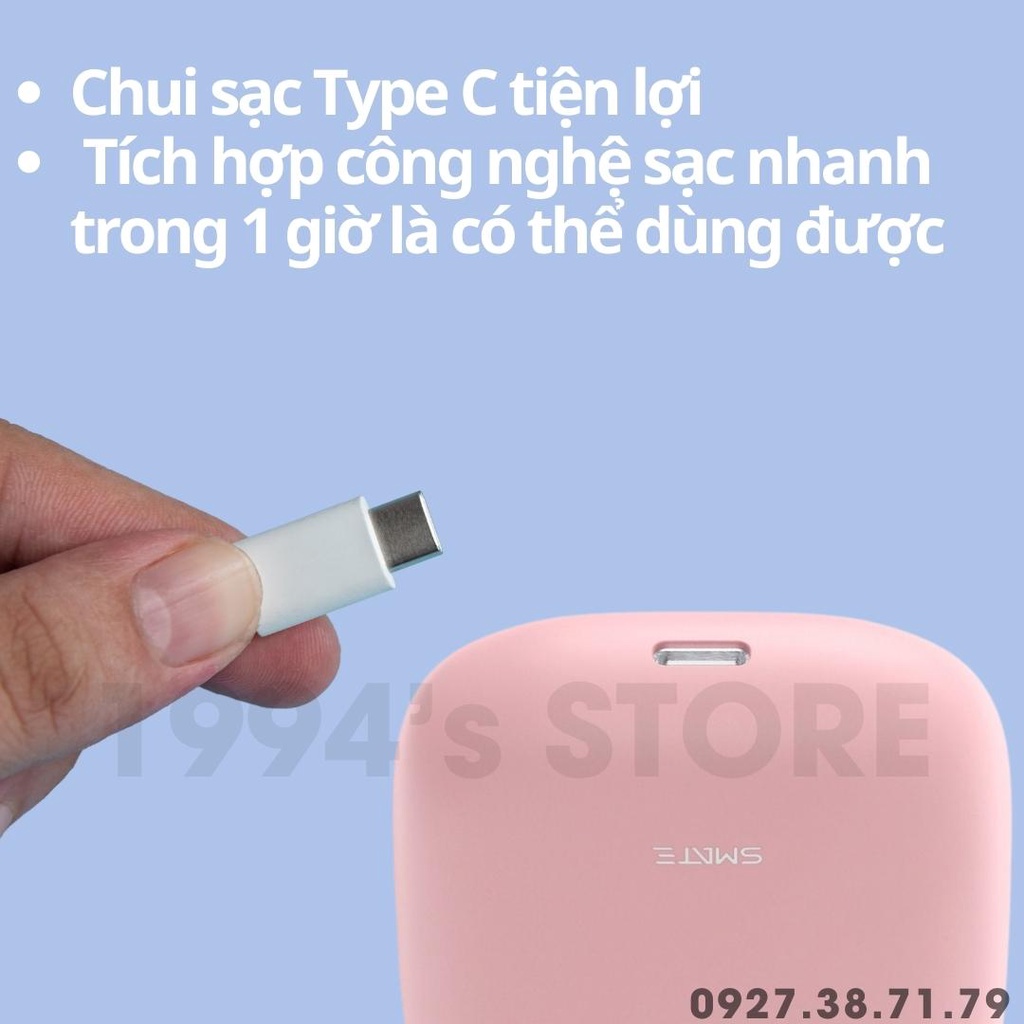 (CÓ SẴN) Máy cạo lông đa năng Xiaomi SMATE - Cạo lông cơ thể, cạo râu, lông chó mèo ... Nhỏ gọn có thể sạc