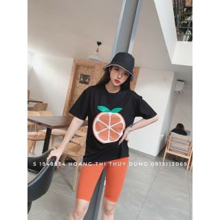Set bộ nữ lửng trái cam siêu xinh
