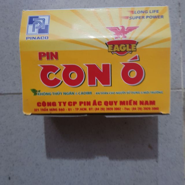 Combo 12 viên pin đại con ó giá lẻ như sỉ