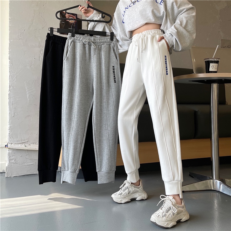 SUXI Quần ống rộng thiết kế mới thời trang mùa thu theo phong cách Hàn Quốc sành điệu dành cho nữ