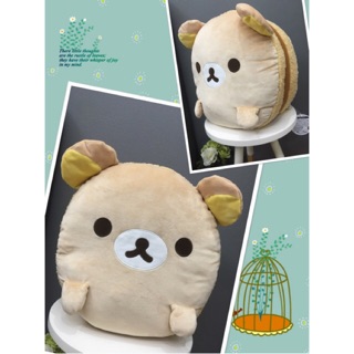 Gấu bông – gối Rillakuma Macaron chính hãng San-x siêu mềm. Rillakuma Macaron Cushion