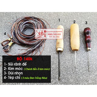 Kim móc khâu giày dép (Trọn bộ như hình mô tả)