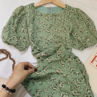 Đầm hoa xếp ly ngực🌸🌸