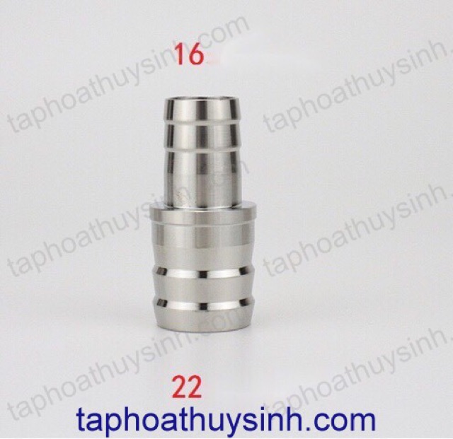 ĐẦU CHUYỂN 17 ra 21 inox 304 dùng để chuyển ống cho Sunsun HW3000