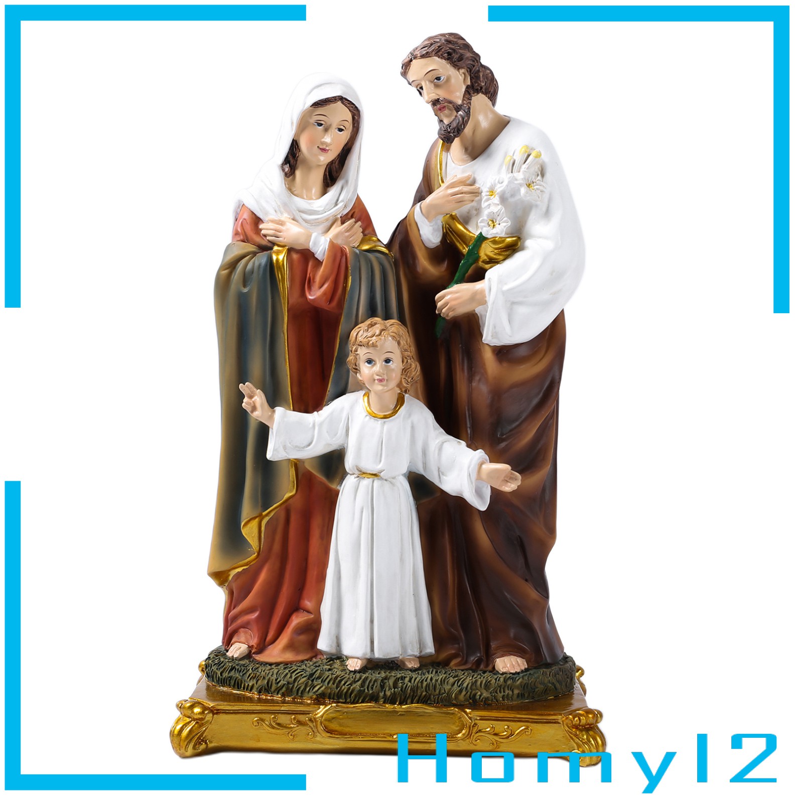 Set 2 Mô Hình Tượng Chúa Jesus Mary Joseph