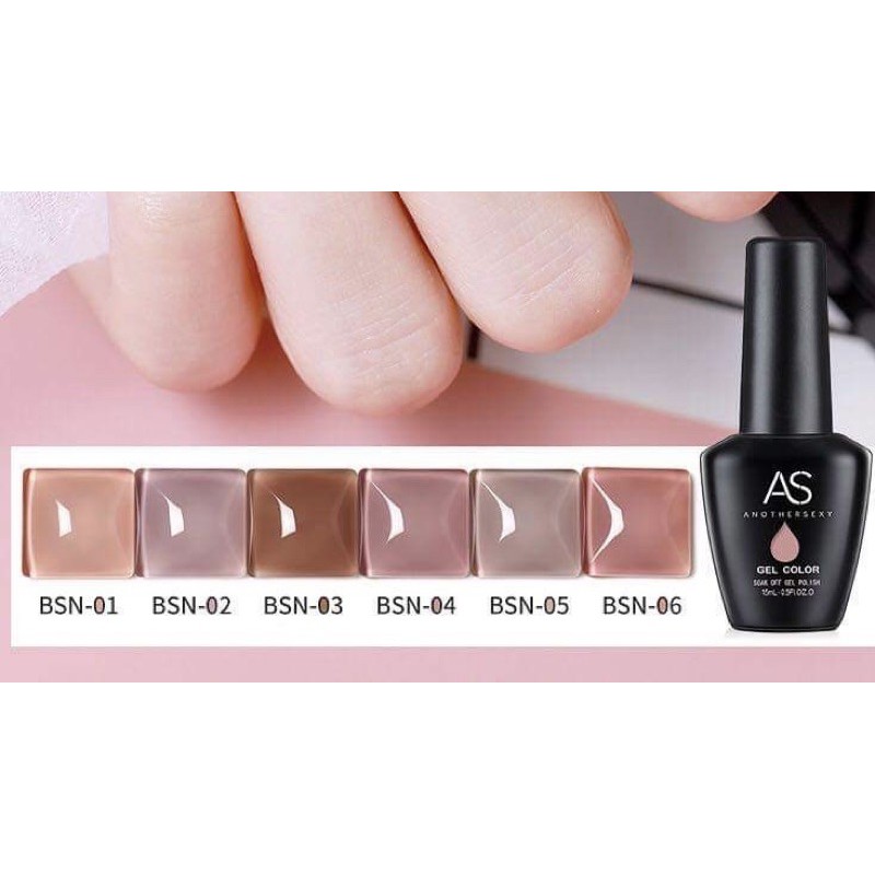 Sơn gel As mã nude BSN (bao chuẩn chính hãng)