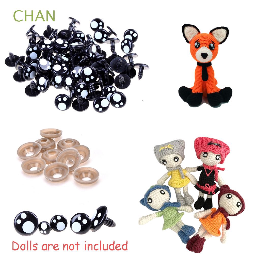 Set 100 Mắt Thú Bông 8mm 12mm 14mm