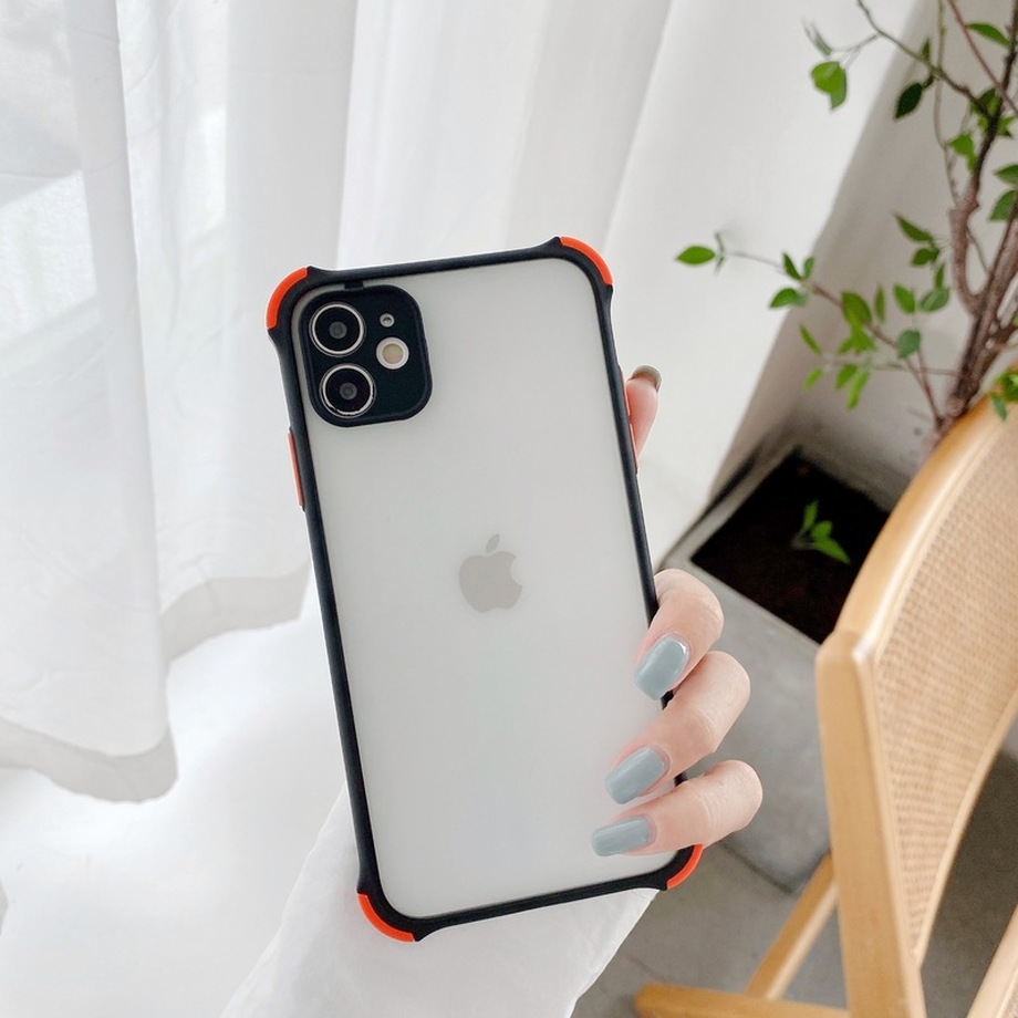 iPhone Xs X XR 8 7 Plus 6s 6 Plus Ốp điện thoại mềm trong suốt màu macaron bảo vệ toàn diện cho